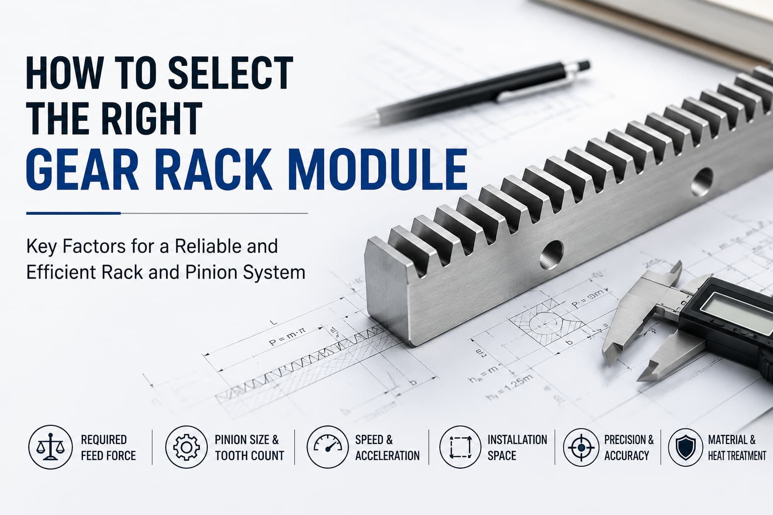 How to Select the Right Gear Rack Module for Your Application
